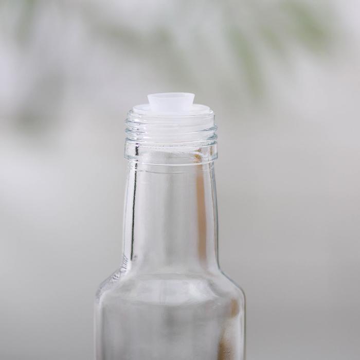 фото Бутыль стеклянная для соусов и масла с металлической крышкой «феб», 300 мл, 5×24 см