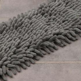 

Насадка для плоской швабры Доляна, 41×12 см, микрофибра букля, 80 гр, цвет серый