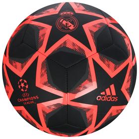 

Мяч футбольный ADIDAS Finale 20 RM Club, размер 4, ТПУ, 12 панелей, машинная сшивка, цвет чёрный/розовый