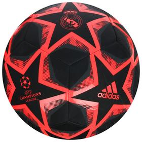 

Мяч футбольный ADIDAS Finale 20 RM Club, размер 5, ТПУ, 12 панелей, машинная сшивка, цвет чёрный/розовый