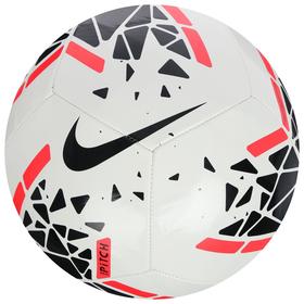

Мяч футбольный NIKE Pitch, размер 5, 12 п,гл.ТПУ, бутиловая камера, машинная сшивка, цвет белый/чёрный/красный