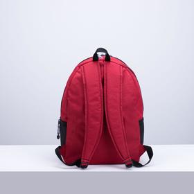 

Рюкзак туристический, 35 л, отдел на молнии, наружный карман, цвет красный