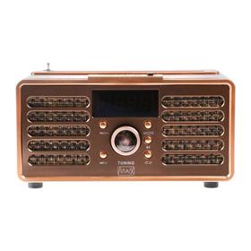

Портативная караоке система MAX MR362 Wood, 2х4.5ВТ, FM, USB, BT, 1200 мАч