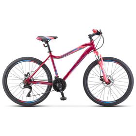 

Велосипед 26" Stels Miss-5000 MD, K010, цвет вишнёвый/розовый, размер 18"