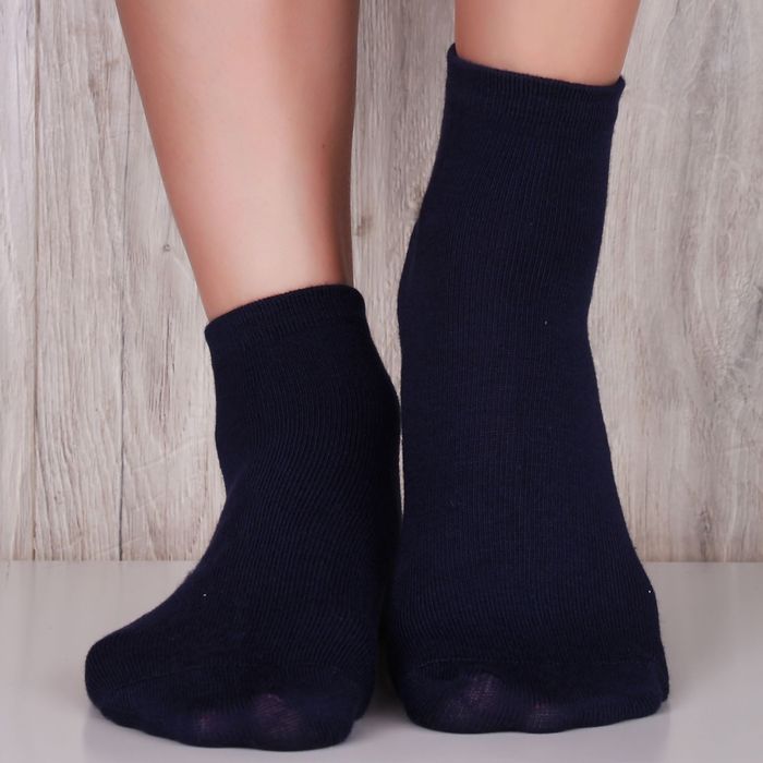 Носки женские "Collorista basic" КГ т.синий, р.36-39, 85%хлопок, 10%па, 5%эластан