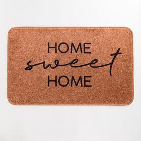 

Коврик для ванной Этель "Home", 80х50 см, велюр