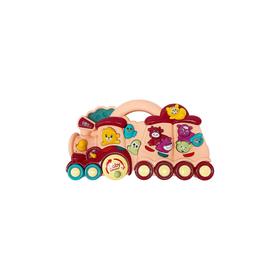 

Развивающий игровой центр Everflo Baby train, цвет розовый