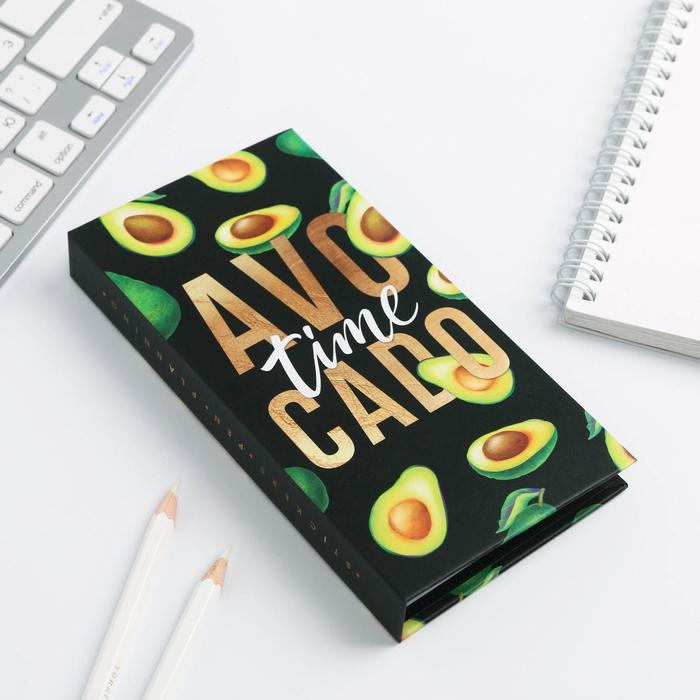 

Блок бумаг для записей, стикеры, ручка Avocado time
