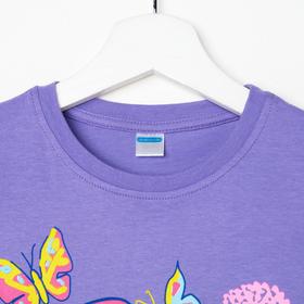 

Футболка для девочки, цвет фиолетовый, рост 146 см (11 лет)