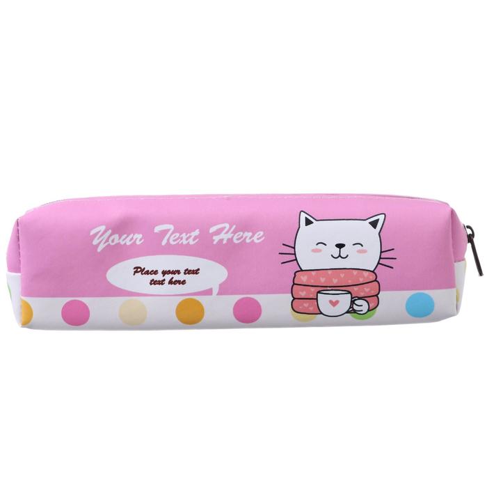 фото Пенал школьный на молнии "зверюшка", микс calligrata