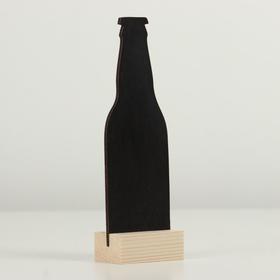 

Меловой ценник на подставке "Бутылка", формат А6 (15×10.5 см)
