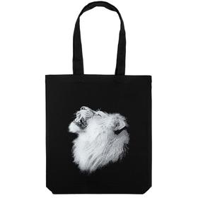 

Холщовая сумка Like a Lion черная, 35х38х6 см, ручки: 54х2,5 см