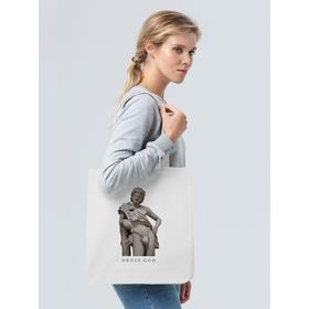 

Холщовая сумка Dress God молочно-белая, 35х38х6 см, ручки: 54х2,5 см