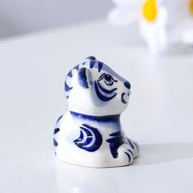 

Сувенир Тигр "Макс", 5 см, гжель