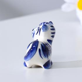 

Сувенир Тигр "Фантик", 5,5 см, гжель