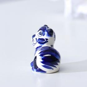 

Сувенир Тигр "Чак", 5 см, гжель
