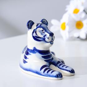 

Сувенир Тигр "Зевс", 14,5 см, гжель