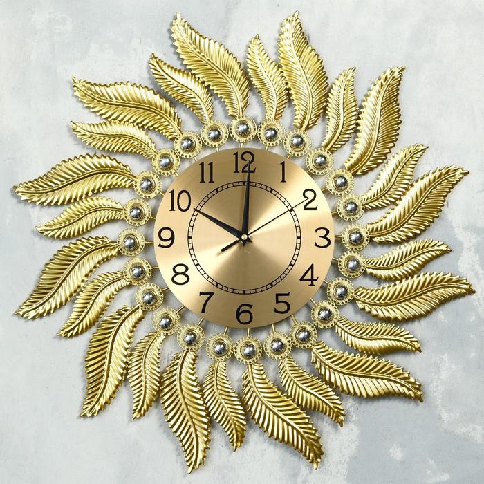 Часы настенные, серия: Ажур, Эона, дискретный ход, d-60 см, циферблат 22 см