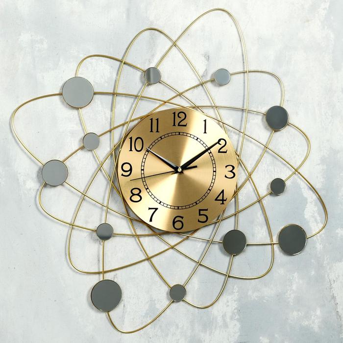 цена Часы настенные, серия: Ажур, Носталия, d-60 см, циферблат 22 см