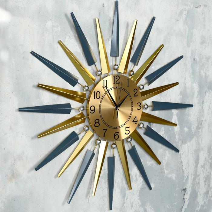 фото Часы настенные, серия: ажур, "азали", 70 х 70 см, d-22 см,