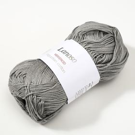 

Пряжа "Mersericed" 100% мерсеризованный хлопок 210м/100гр (953 серебристый)