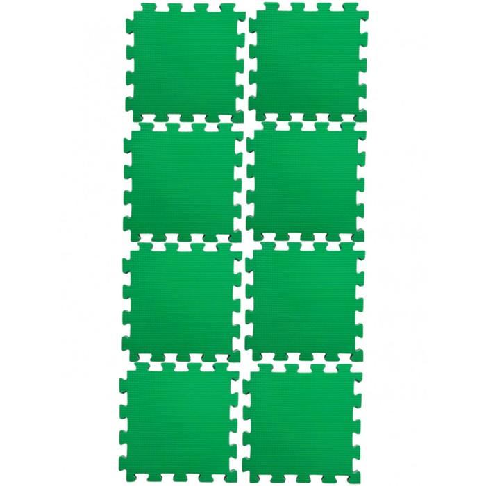 Будо-мат Midzumi №8, 8 сегментов по 50 х 50 х 2 см, цвет зелёный
