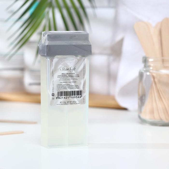 Воск для депиляции полимерный Starpil Star Soft при беременности, в картридже, прозрачный, 110 г