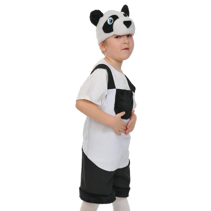 фото Карнавальный костюм "панда" ткань-плюш, 3-6 лет, рост 92-122 см карнавалофф