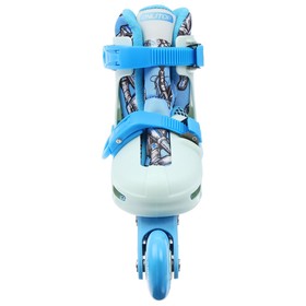 Роликовые коньки раздвижные, размер 30-33, колеса PVC 64 мм, пластиковая рама от Сима-ленд