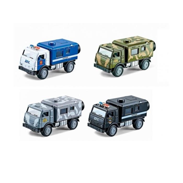 Грузовик 14 см, световые и звуковые эффекты, МИКС