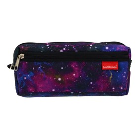 

Пенал мягкий Erich Krause, 2 отделения, объем 100 х 210 х 50 мм, Purple Stardust