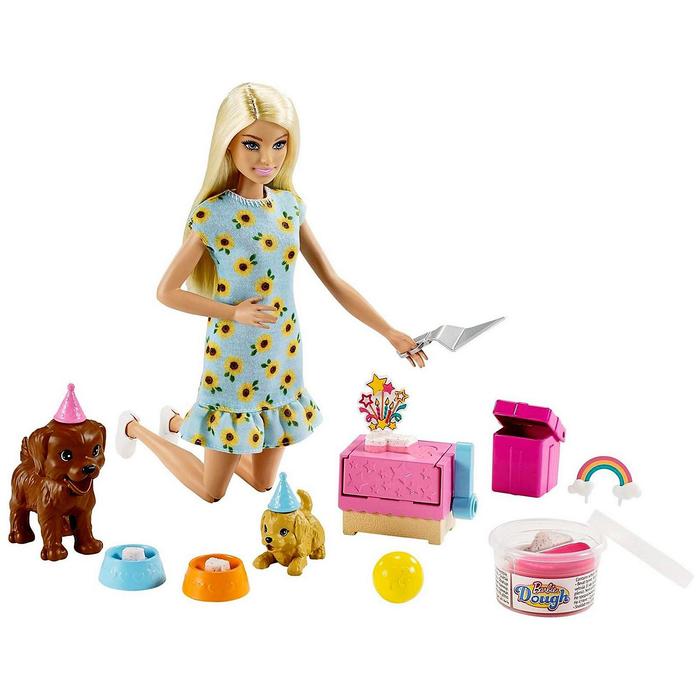 Игровой набор «Барби и щенки» кукла Барби с питомцами и аксессуарами для щенков