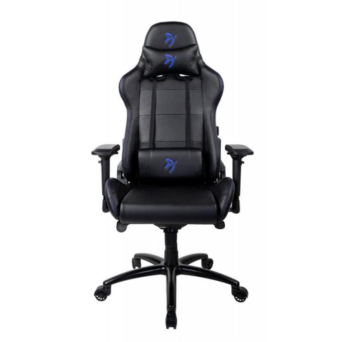 фото Кресло игровое arozzi verona signature black pu - blue logo