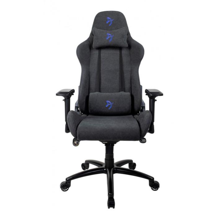 Кресло игровое Arozzi Verona Signature Soft Fabric - Blue Logo цена и фото