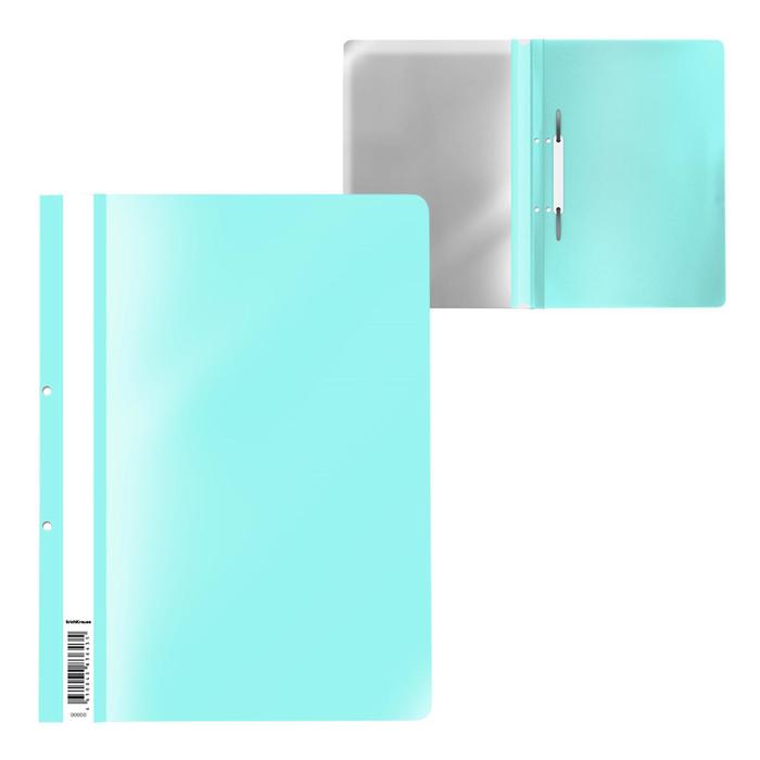 

Папка-скоросшиватель с перфорацией А4 ErichKrause Fizzy Pastel Mint 53521