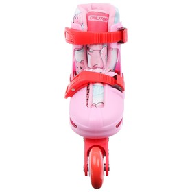 Роликовые коньки раздвижные, размер 30-33, колеса PVC 64 мм, пластиковая рама от Сима-ленд