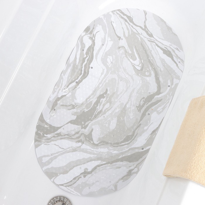 SPA-коврик для ванны на присосках SAVANNA «Мрамор», 38×68 см