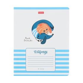 

Тетрадь 12 листов в клетку Best Friends, обложка мелованный картон, блок офсет, МИКС