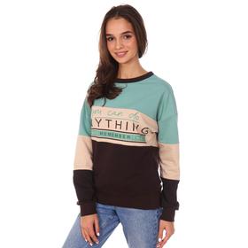 

Толстовка женская, цвет фисташковый, размер 48