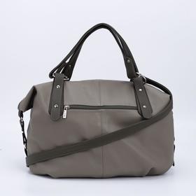 

Сумка женская, отдел на молнии с перегородкой, наружный карман, длинный ремень, цвет зелёный