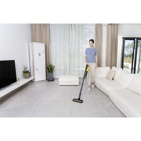 

Пылесос Karcher VC 4s Cordless Plus, вертикальный, беспроводной, 0.3 л, чёрно-жёлтый