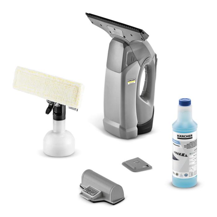 

Стеклоочиститель Karcher WVP 10, профессиональный, 200 мл, работа 30 м, 280 мм, серый