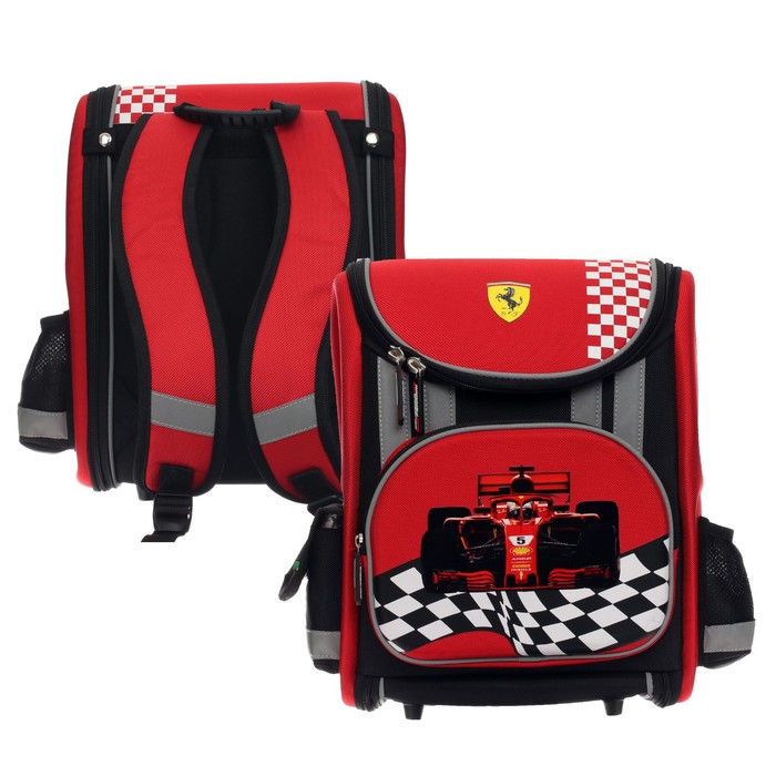 Ранец Стандарт Ferrari, 35 х 31 х 14 см, EVA-материал, раскладной