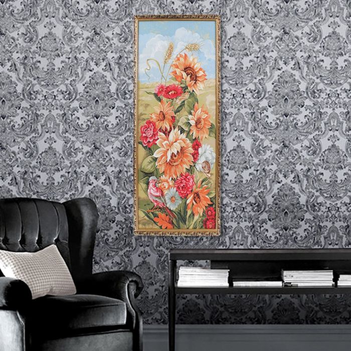 Гобеленовая картина "Cельский букет"