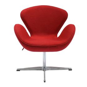 

Кресло Swan Chair, 700 × 700 × 955 мм, цвет красный кашемир