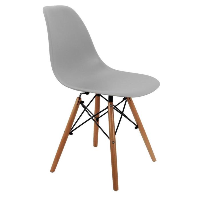 фото Стул eames, 550 × 460 × 810 мм, цвет серый bradex home