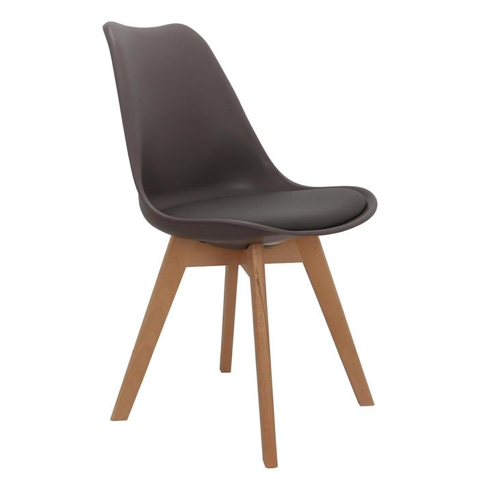 фото Стул eames bon, 490 × 540 × 840 мм, цвет латте bradex home