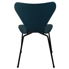 

Стул Seven, 510 × 480 × 800 мм, цвет голубой с чёрными ножками