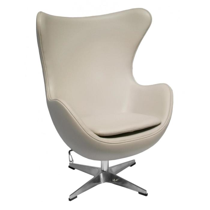 фото Кресло egg chair, 860 × 765 × 1094 мм, цвет латте bradex home