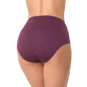 

Трусы женские слипы, цвет баклажан, размер 56 (4XL)